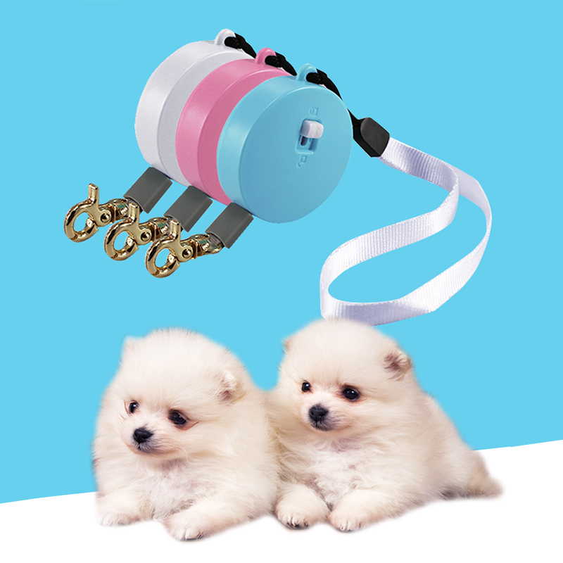 Portable Walking Lesa Mini Retractable Dog Lesa pentru pisici pentru câini mici